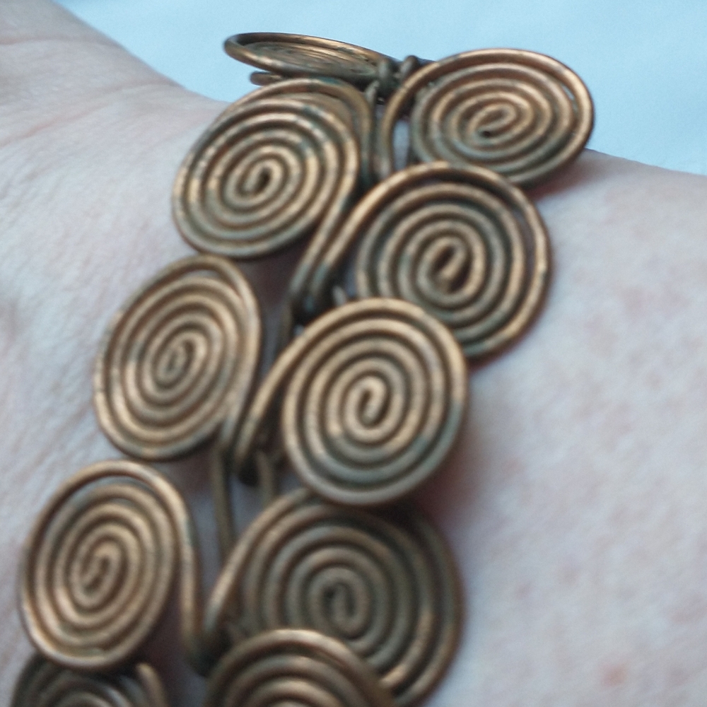 Hand crafted Egyptian Copper Coil